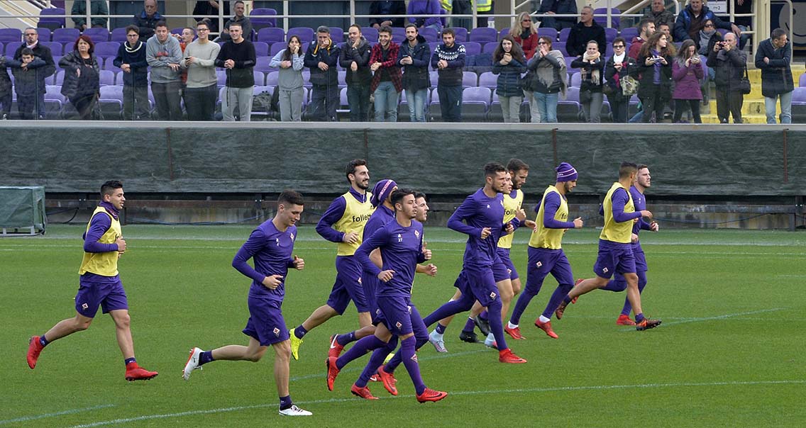 Fiorentina, il programma di oggi: viola in campo nel pomeriggio