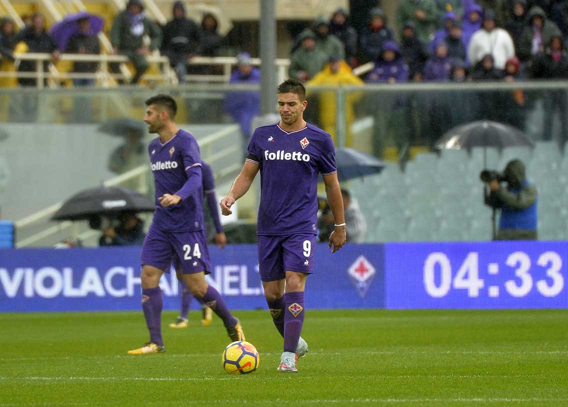 FIORENTINA-ROMA 05-11-2017 DELUSIONE DI GIOVANNI SIMEONE. SILPRESS/GALASSI SILVANO