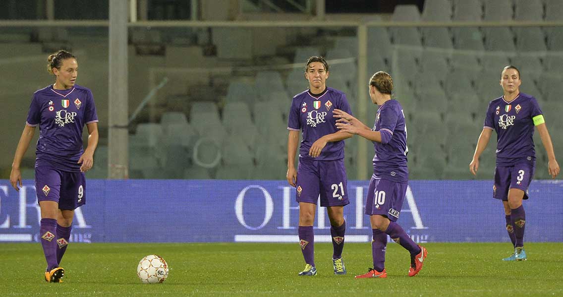 FIORENTINA WOMEN'S-WOLFSBURG 08-11-2017 CHAMPIONS LEAGUE. DELUSIONE. SILPRESS/GALASSI SILVANO