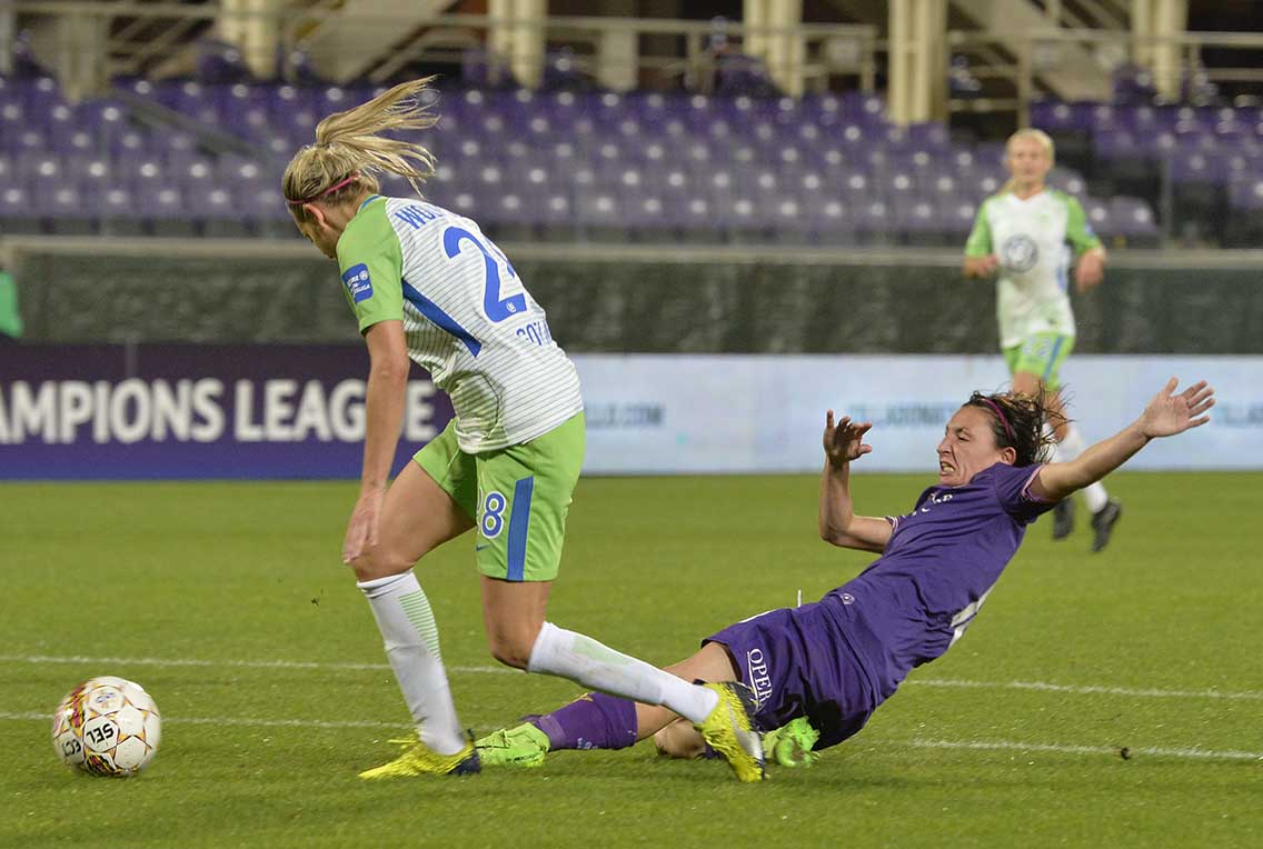 FIORENTINA WOMEN'S-WOLFSBURG 08-11-2017 CHAMPIONS LEAGUE. PATRIZIA CACCAMO. SILPRESS/GALASSI SILVANO
