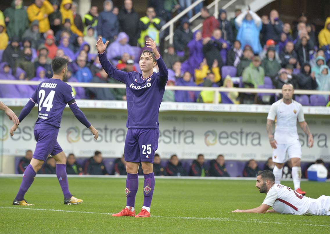 FIORENTINA-ROMA 05-11-2017 FEDERICO CHIESA. SILPRESS/GALASSI SILVANO
