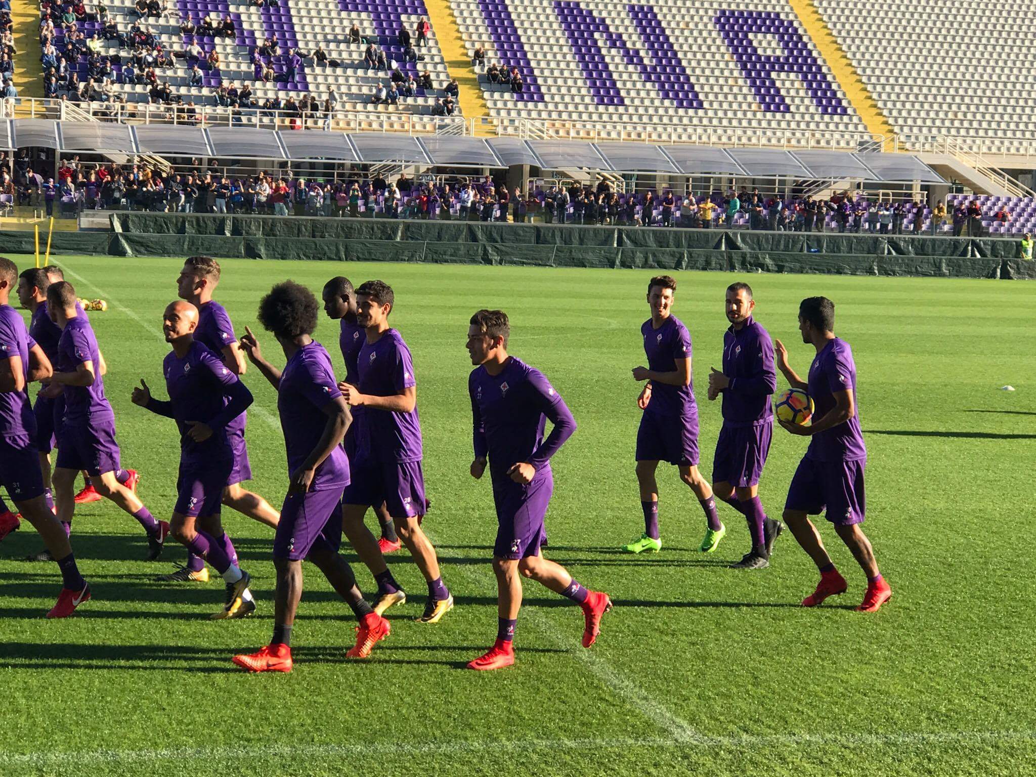 Programma di oggi: Fiorentina in campo al pomeriggio