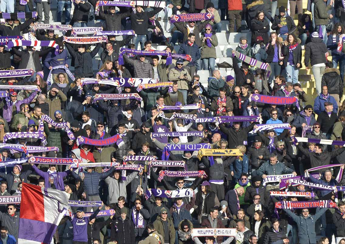 Fiorentina-Sassuolo 3-0, Tifosi Fiorentina Viola