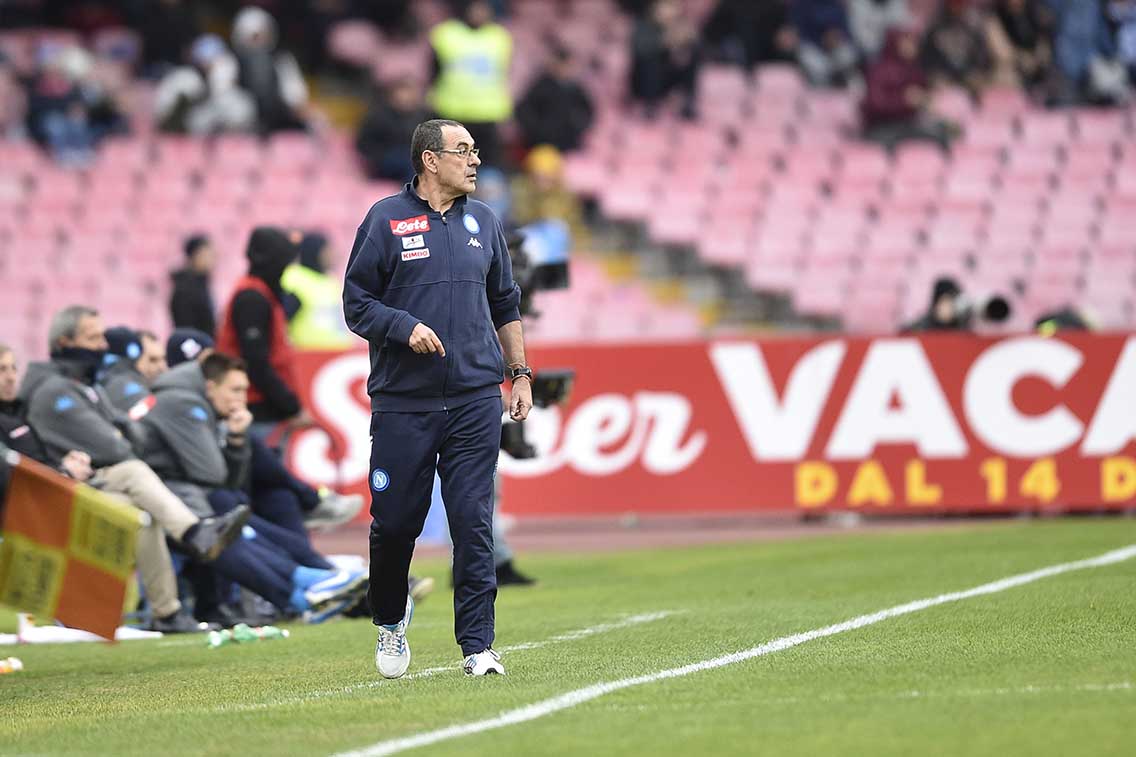 Ancora Sarri: "Sofferto nella parte centrale del 1° tempo. Poi sopravvento totale"