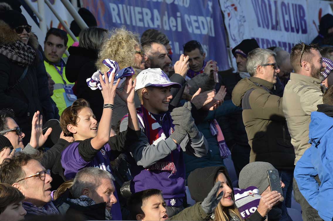 Fiorentina-Sassuolo 3-0, Tifosi Fiorentina Viola