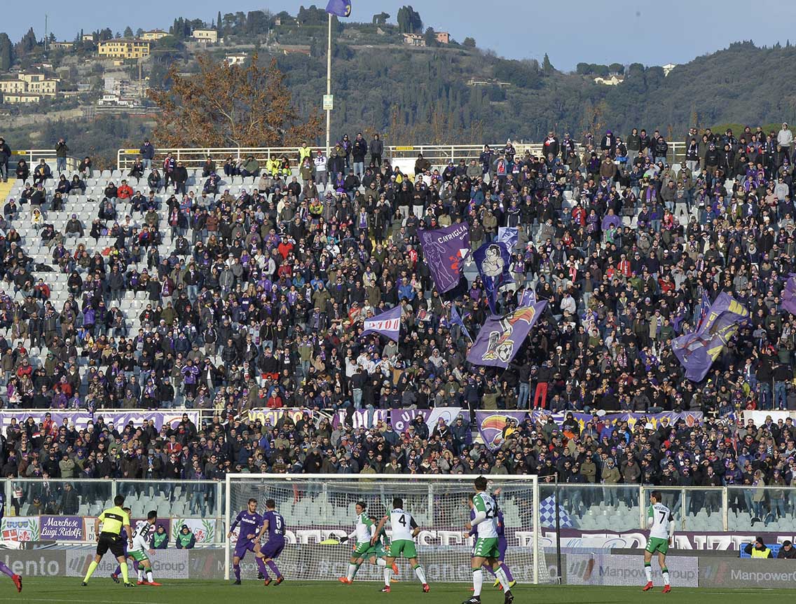 Fiorentina-Sassuolo 3-0, Tifosi Fiorentina Viola