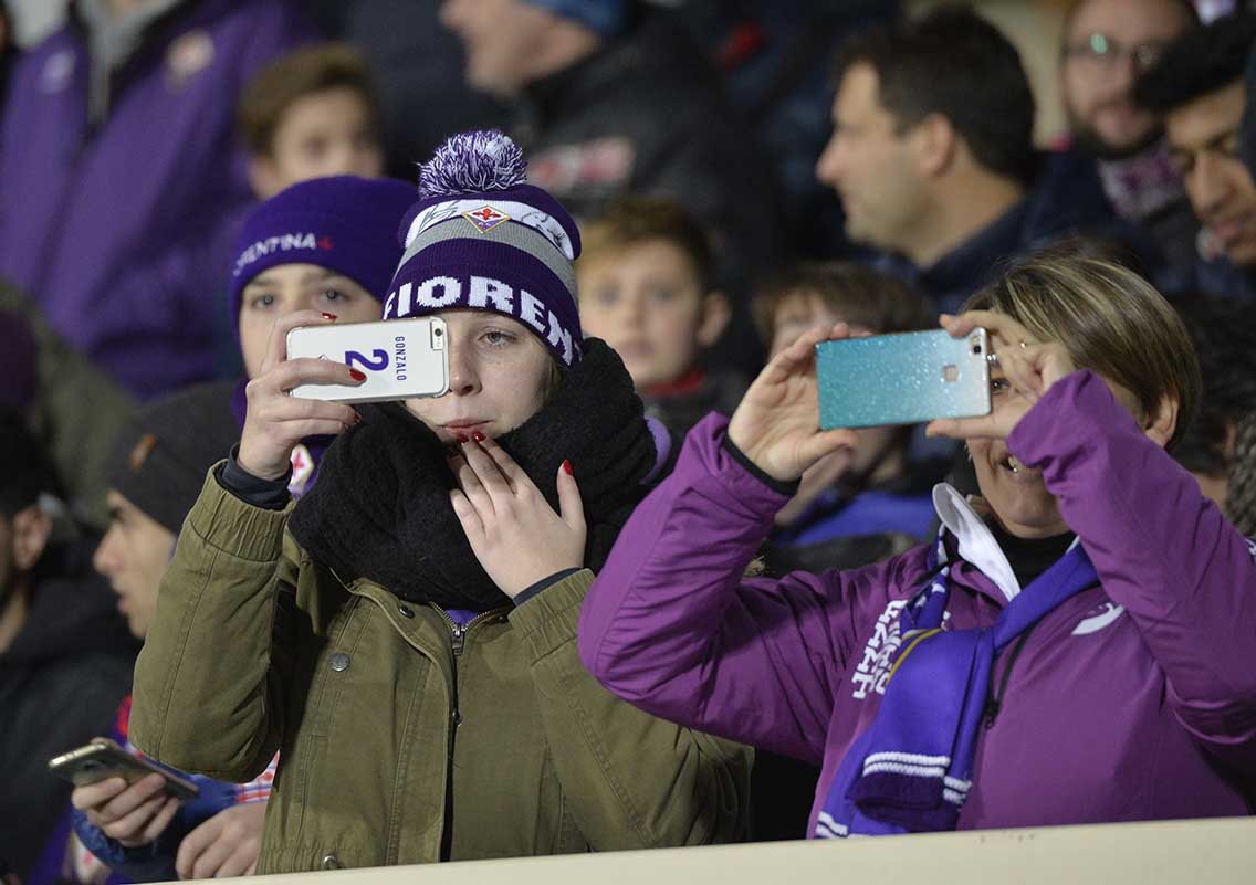 FIORENTINA-SAMPDORIA 13-12-2017 TIFOSI DELLA FIORENTINA. SILPRESS/GALASSI SILVANO