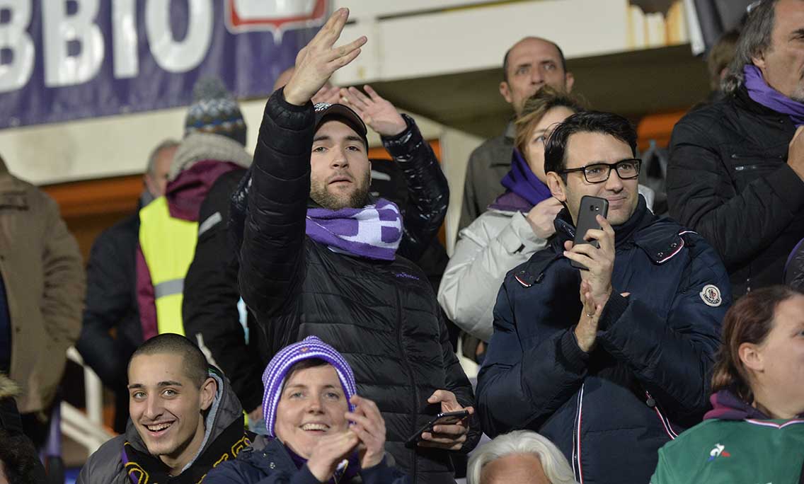 FIORENTINA-SAMPDORIA 13-12-2017 TIFOSI DELLA FIORENTINA. SILPRESS/GALASSI SILVANO