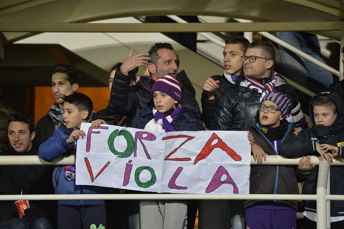 FIORENTINA-SAMPDORIA 13-12-2017 TIFOSI DELLA FIORENTINA. SILPRESS/GALASSI SILVANO