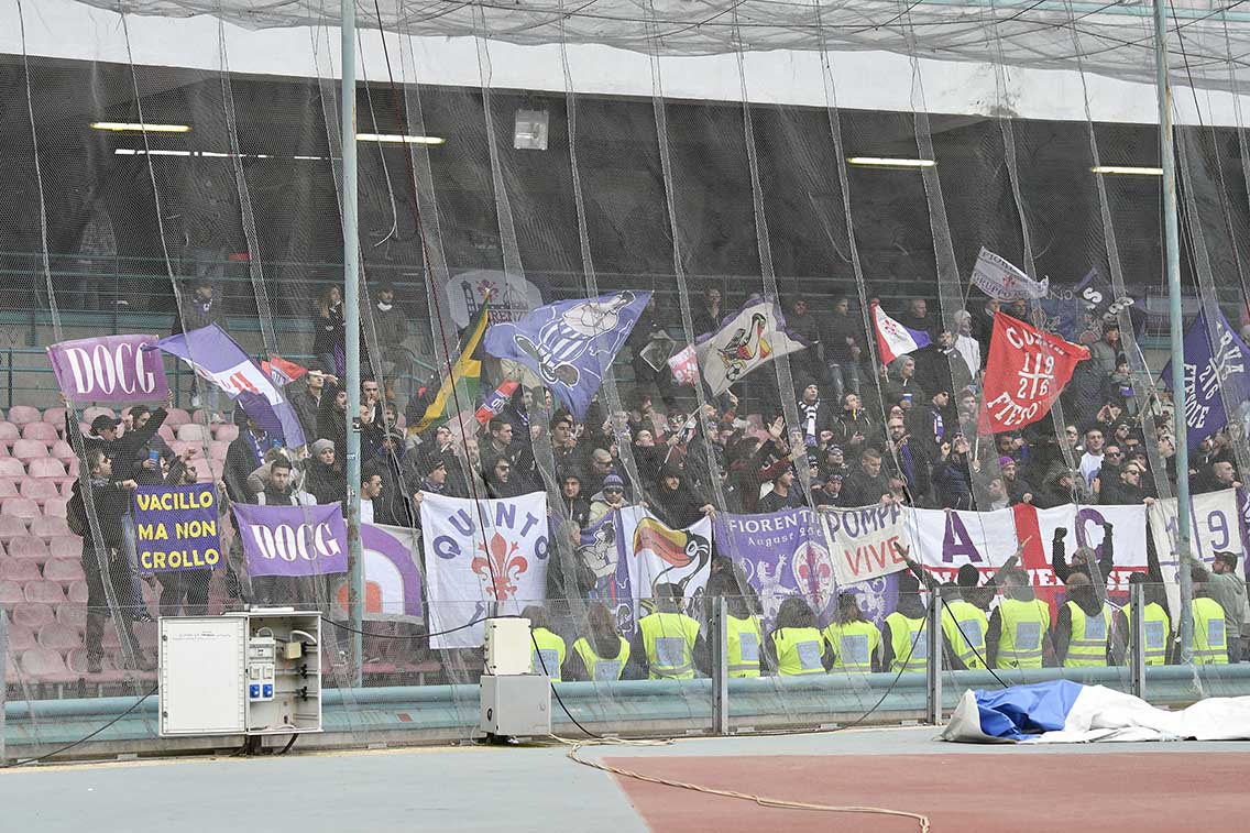 NAPOLI-FIORENTINA 10-12-2017 TIFOSI. SILPRESS