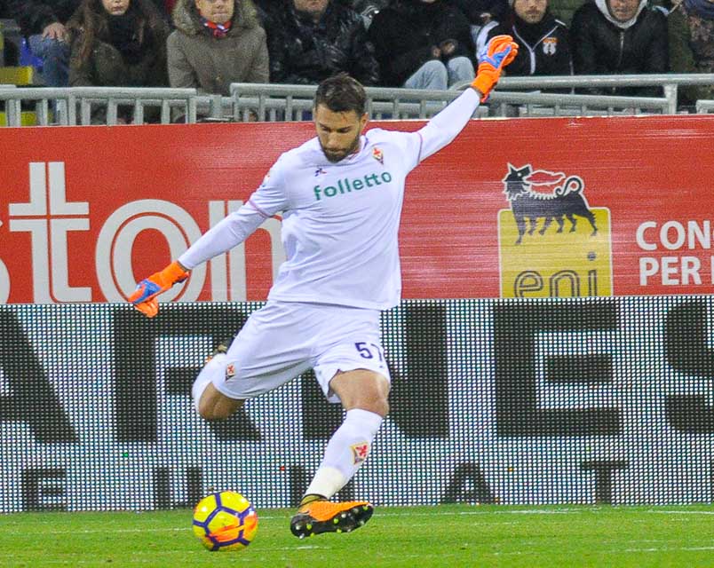 22-12-2017, Cagliari, Sardegna Arena, Calcio, Serie A 2017-18, Cagliari-Fiorentina. Foto Gianluca Zuddas/Fotocronache. Nella foto: Sportiello