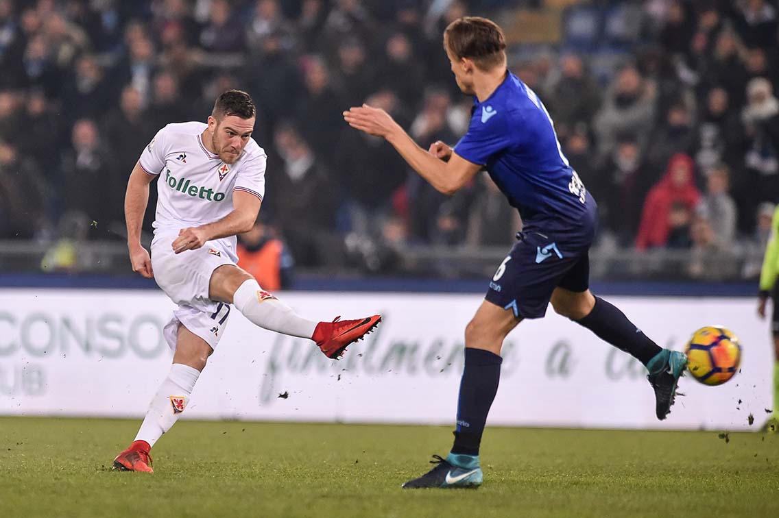 LAZIO-FIORENTINA 26-12-2017 COPPA ITALIA. JORDAN VERETOUT. SILPRESS/GALASSI SILVANO