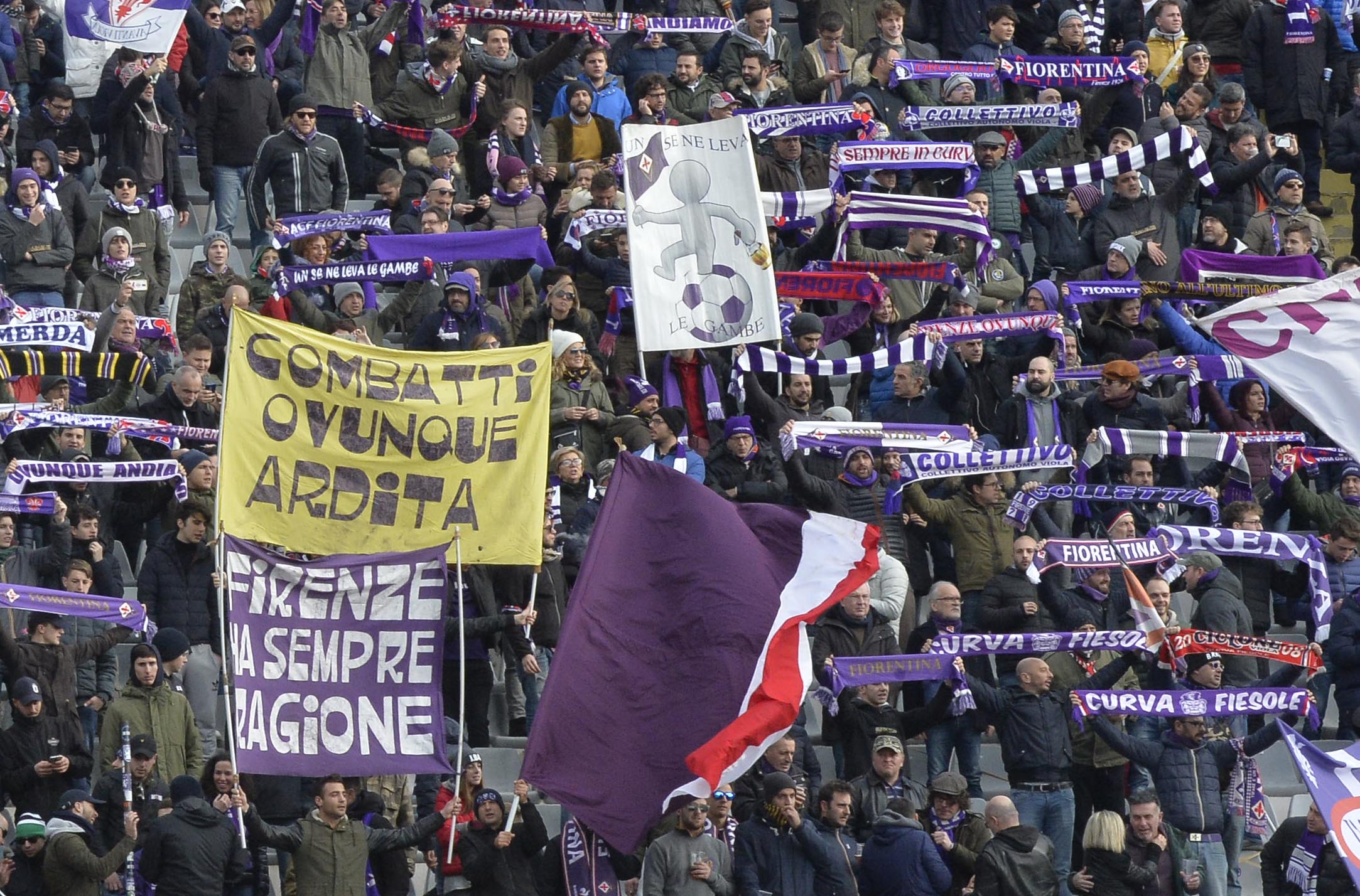 Fiorentina-Milan tifosi