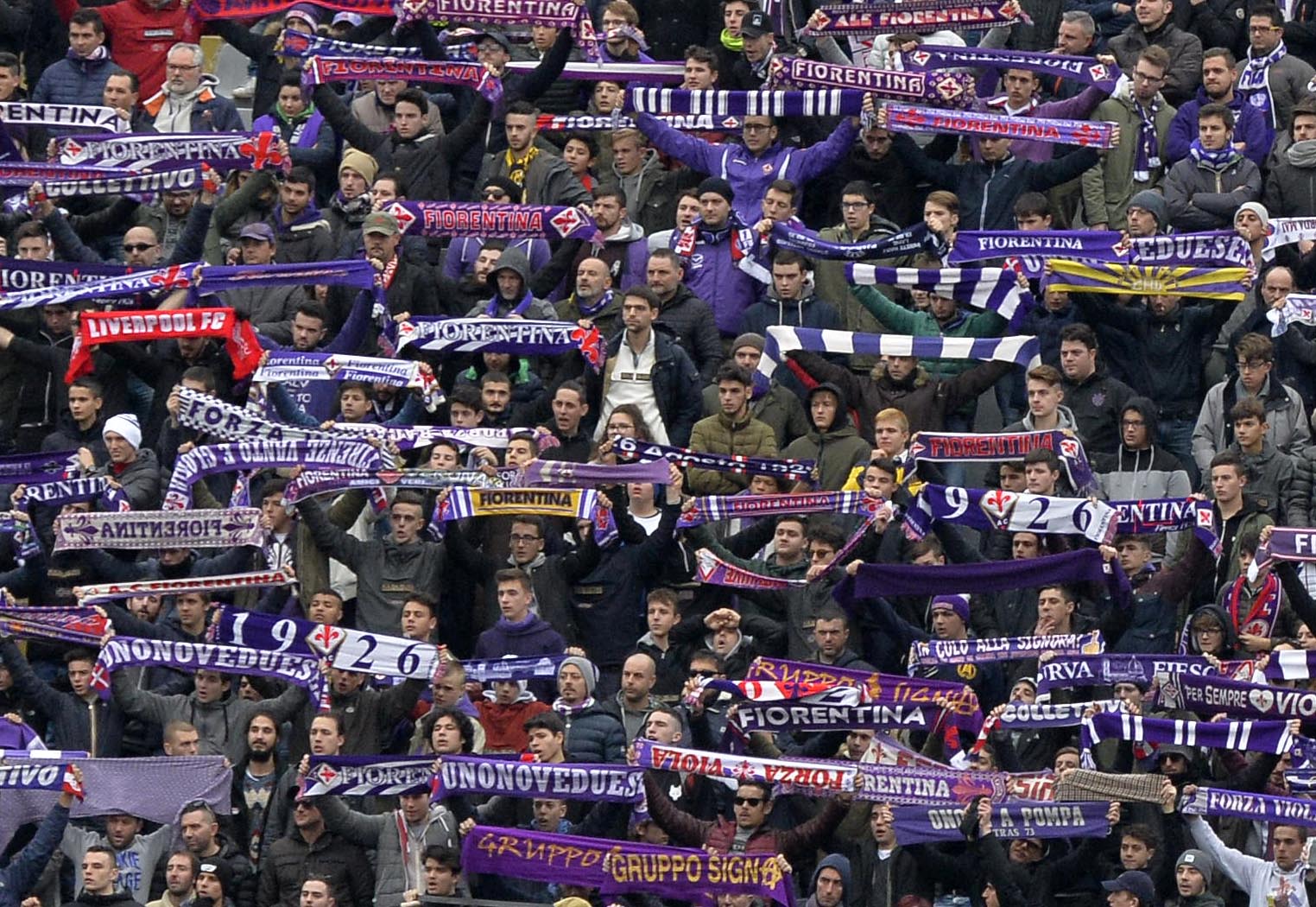 Fiorentina-Milan tifosi