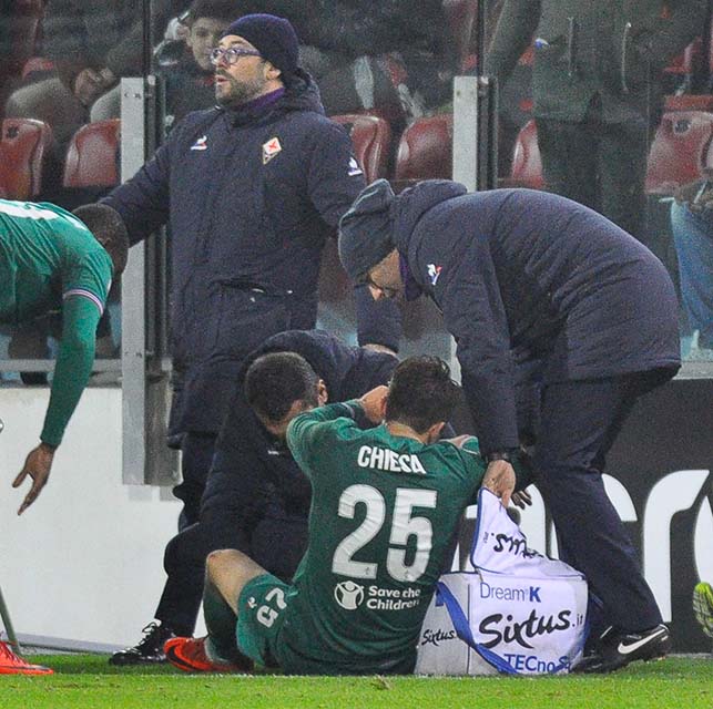 22-12-2017, Cagliari, Sardegna Arena, Calcio, Serie A 2017-18, Cagliari-Fiorentina. Foto Gianluca Zuddas/Fotocronache. Nella foto: Pioli allenatore Fiorentina