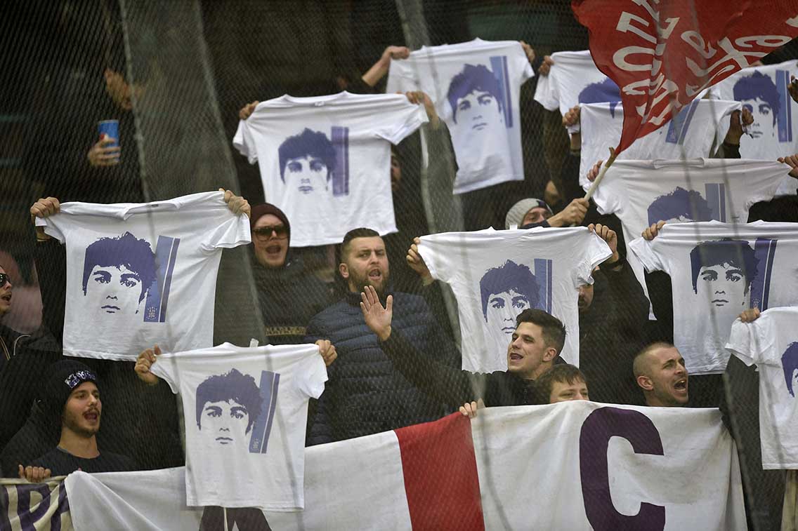 NAPOLI-FIORENTINA CAMPIONATO SERIE A. 10-12-2017 TIFOSI. SILPRESS/GALASSI SILVANO