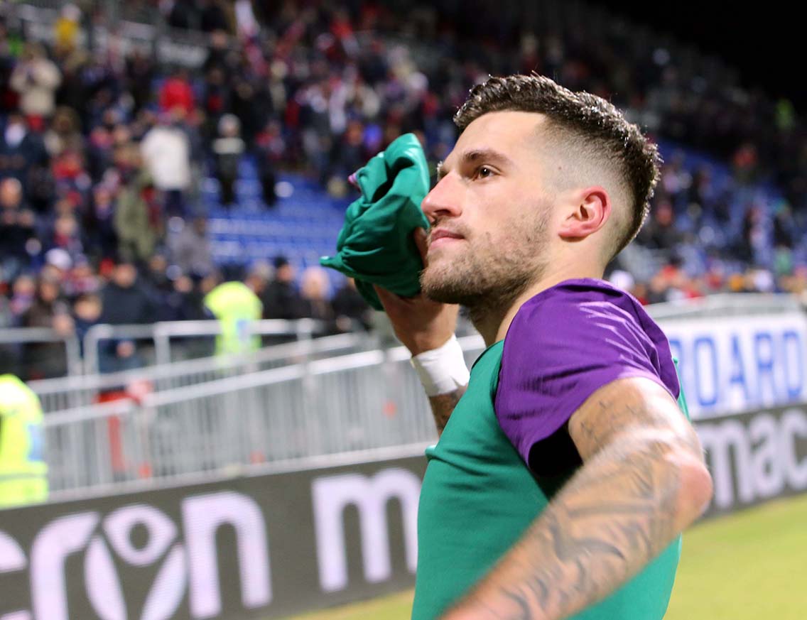 Cagliari (CA) 22 12 2017 Campionato Serie A TIM incontro Cagliari - Fiorentina Nella foto: fine gara SILPRESS/ENRICO LOCCI