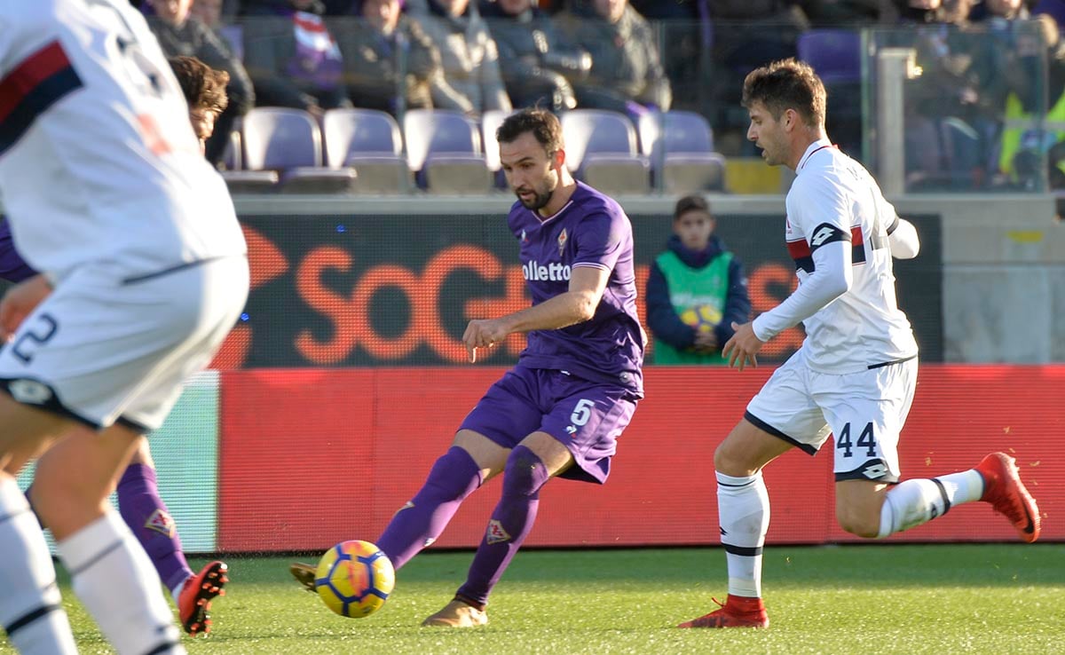 FIORENTINA-GENOA.MILAN BADELIJ.SILPRESS