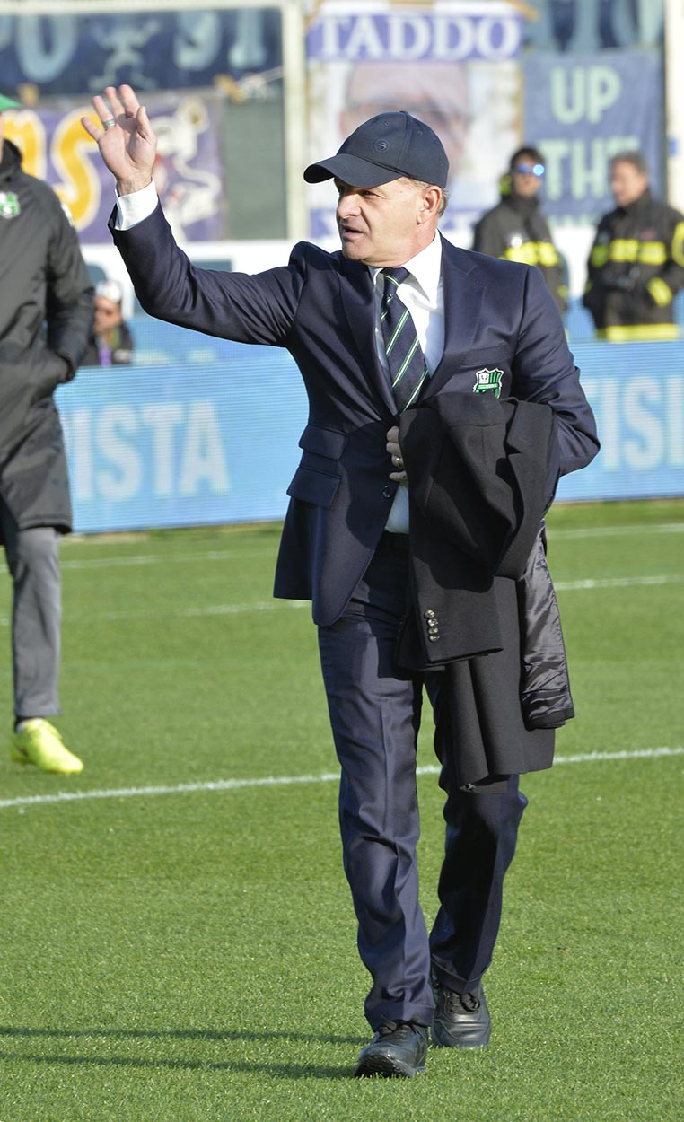 FIORENTINA-SASSUOLO.BEPPE IACHINI ALLENATORE DEL SASSUOLO.SILVANO GALASSI/SILPRESS
