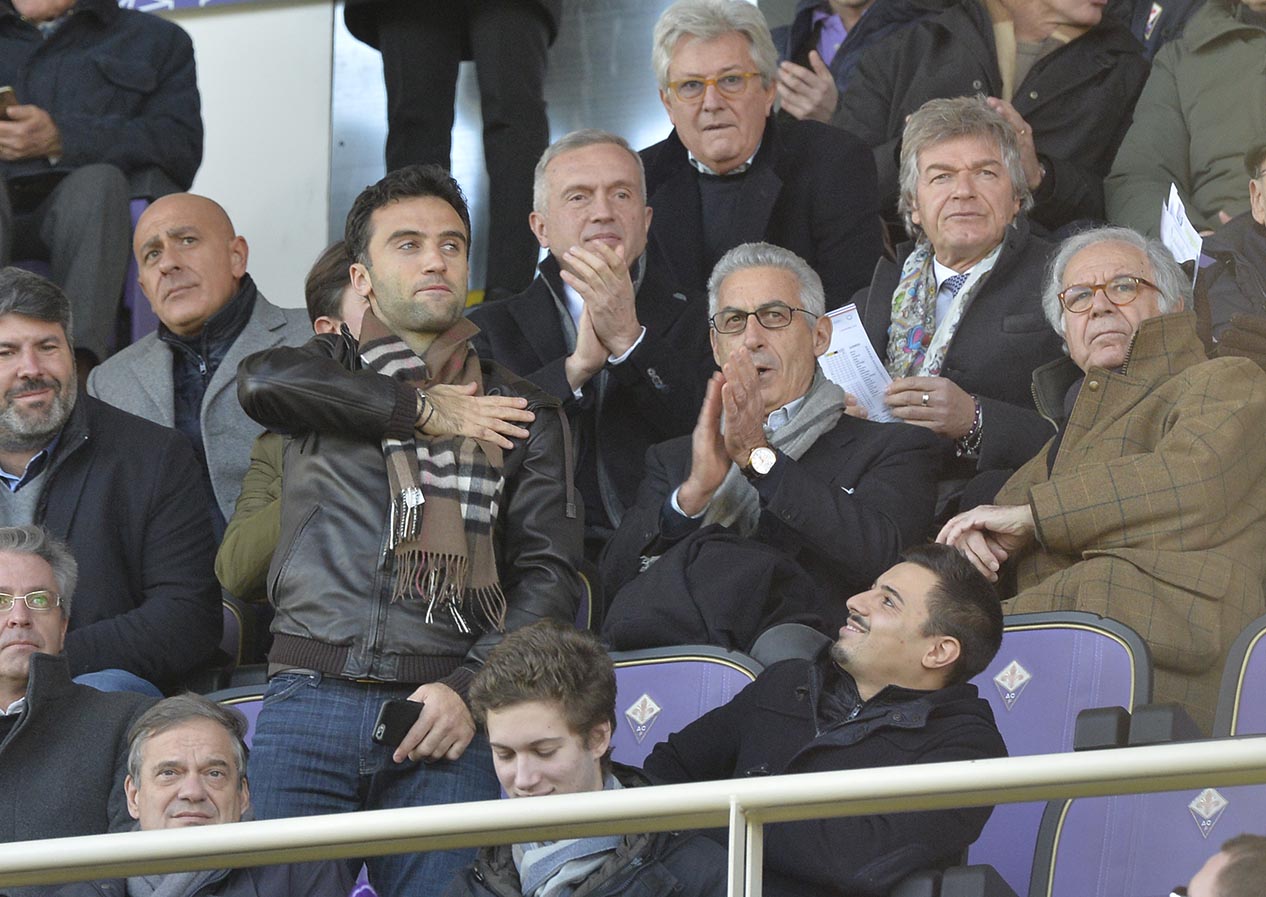 FIORENTINA-GENOA. GIUSEPPE ROSSI IN TRIBUNA.SILPRESS