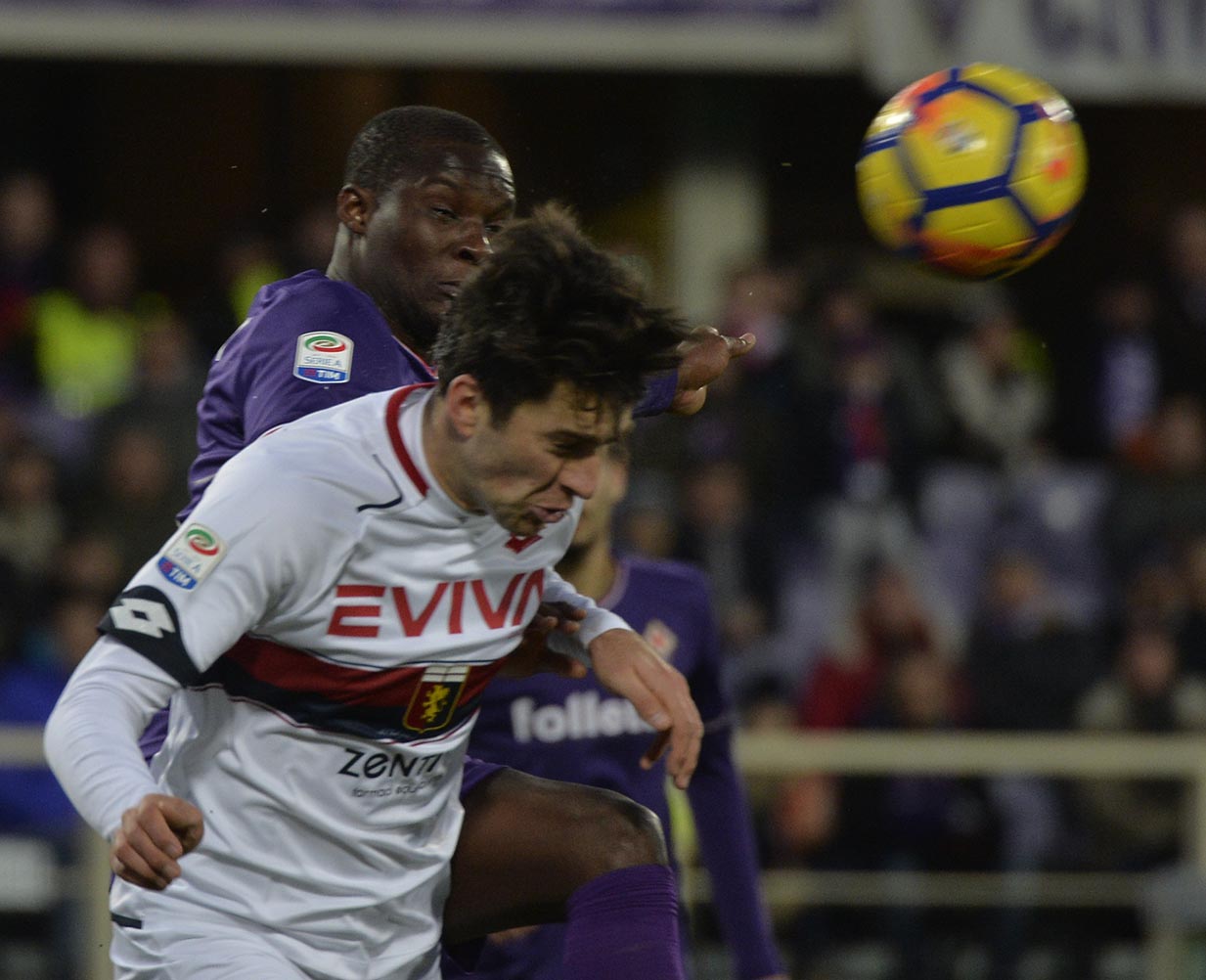FIORENTINA-GENOA. KHOUMA BABACAR IN AZIONE.SILPRESS