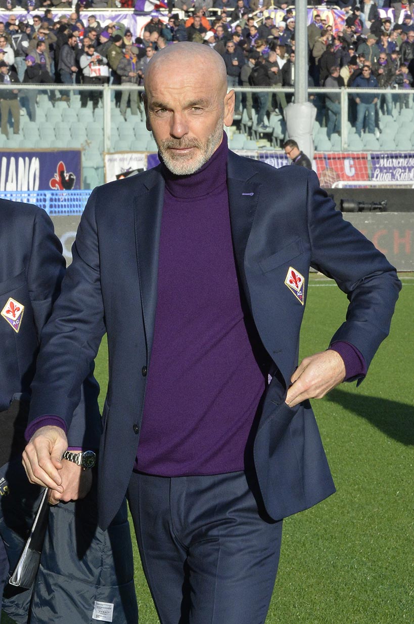 FIORENTINA-GENOA. ALLENATORE STEFANO.SILPRESS