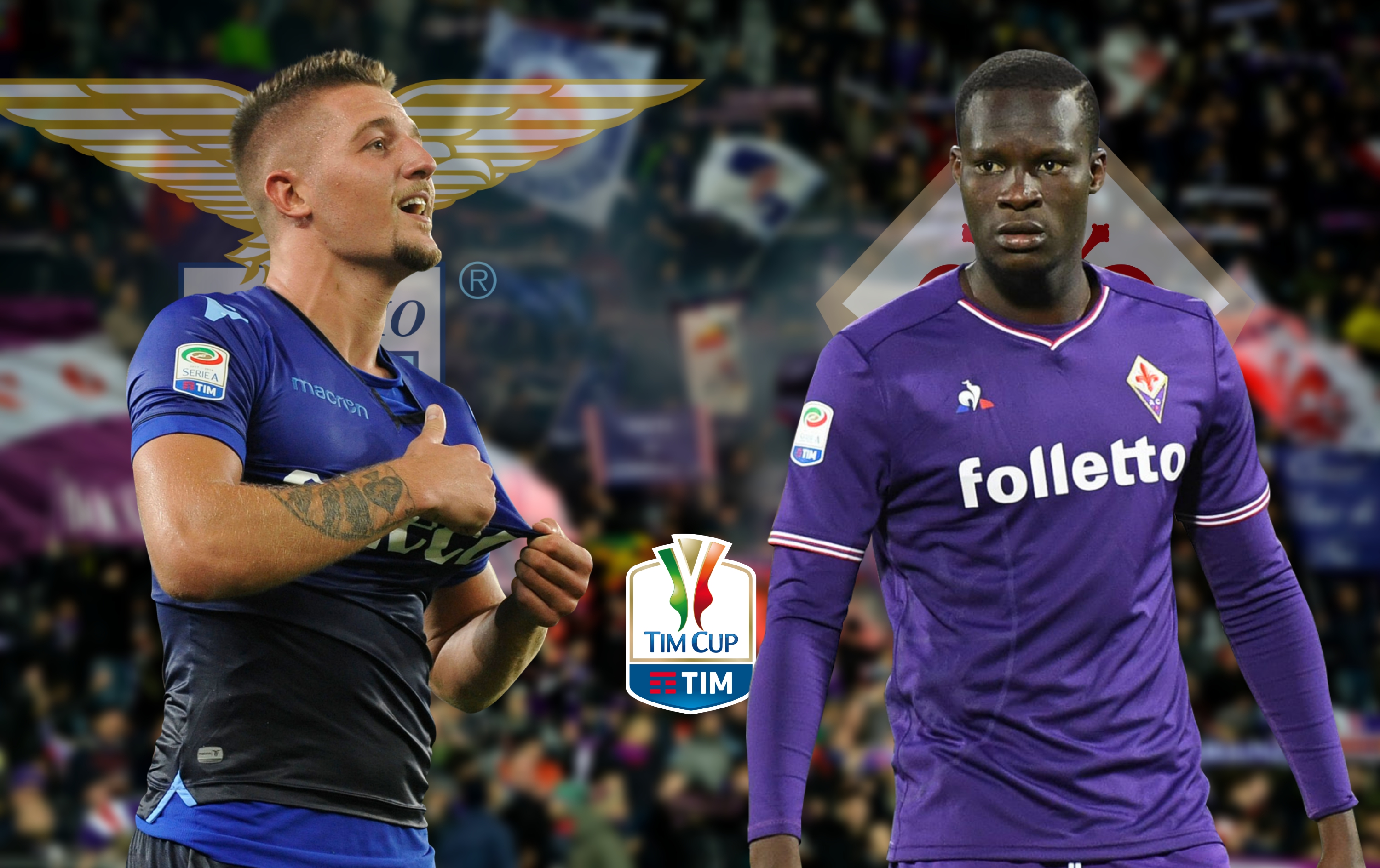 Lazio-Fiorentina finisce 1-0: decide Lulic. La Viola saluta la Coppa