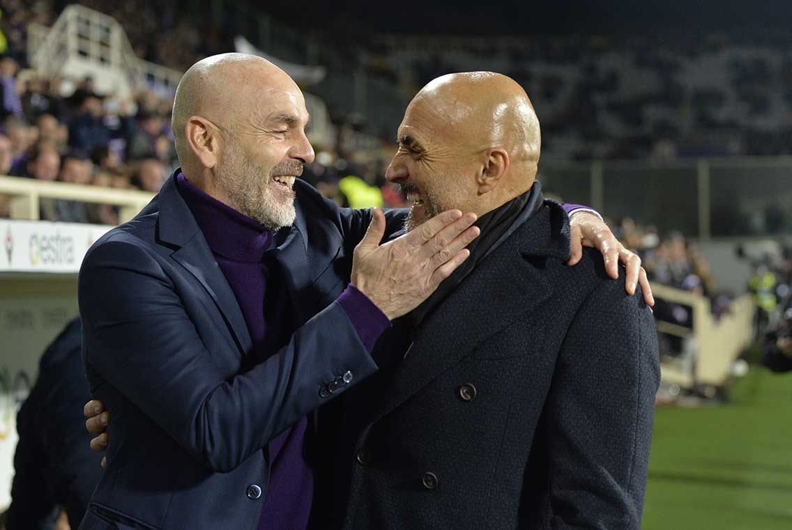 Pioli vs Spalletti, i precedenti incrociati: mai una gioia per il mister viola contro Spalletti
