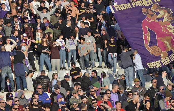 Fiorentina-Verona tifosi