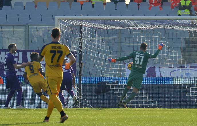 FIORENTINA-VERONA 28-01-2018. GOL DI KEAN. SILPRESS/GALASSI SILVANO