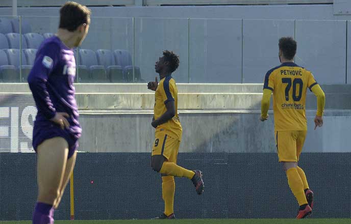FIORENTINA-VERONA 28-01-2018. DELUSIONE DI FEDERICO CHIESA. SILPRESS/GALASSI SILVANO