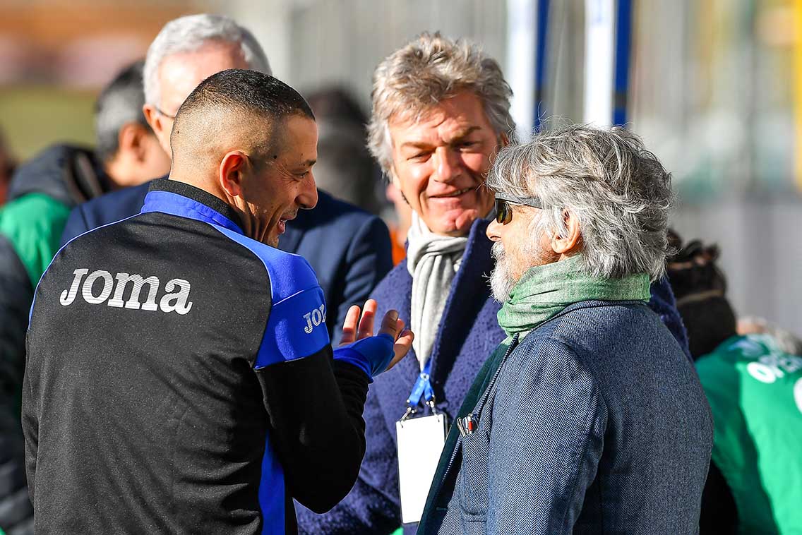 Serie A/Sampdoria-Fiorentina Ferrero Antognoni Palombo
