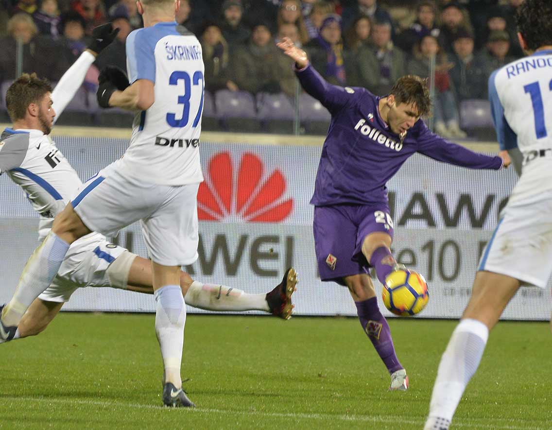 Inter, Spalletti ne convoca 22 per la gara contro i viola. Vrsaljko unico indisponibile