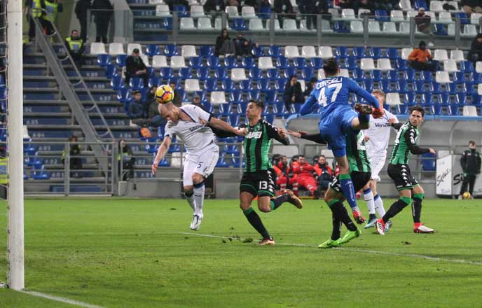 Serie A, Atalanta senza problemi in casa del Sassuolo. Vittoria per 3-0