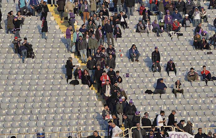FIORENTINA-VERONA 28-01-2018 DELUSIONE. SILPRESS/GALASSI SILVANO