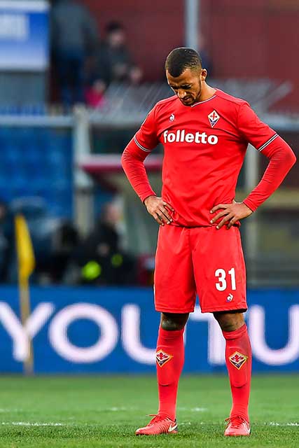 Genova, 21/01/2018 Serie A/Sampdoria-Fiorentina Vitor Hugo De Souza Franchescoli - Delusione finale