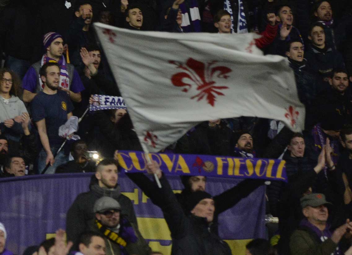 Fiorentina-Inter, la FOTOGALLERY dei tifosi