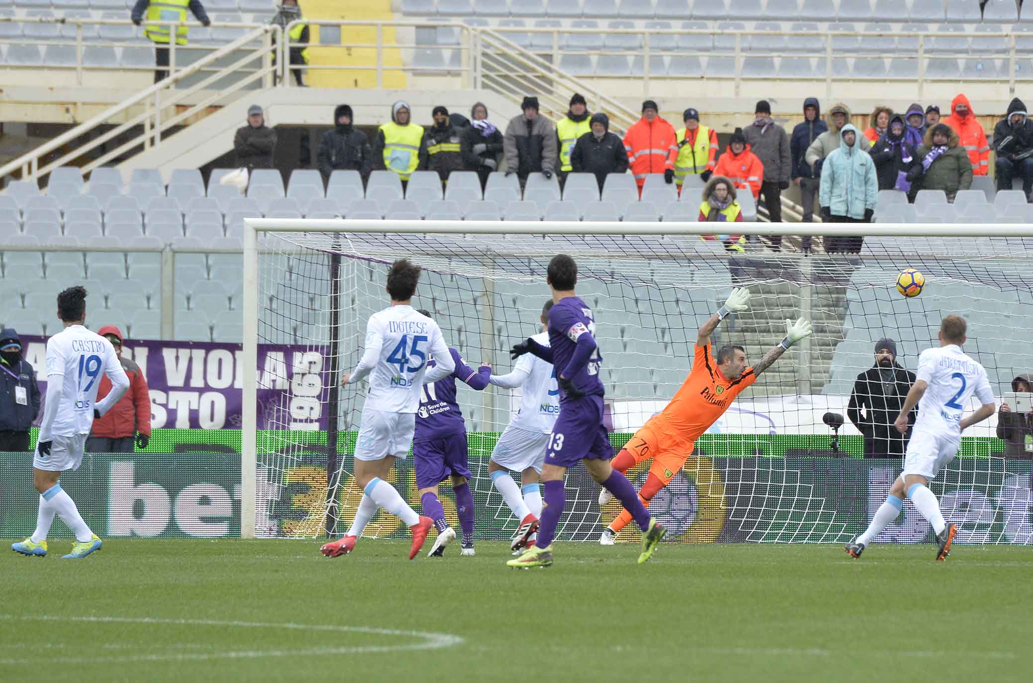 FIORENTINA-CHIEVO 25-02-2018 GOL DI CRISTIANO BIRAGHI. SILPRESS/GALASSI SILVANO