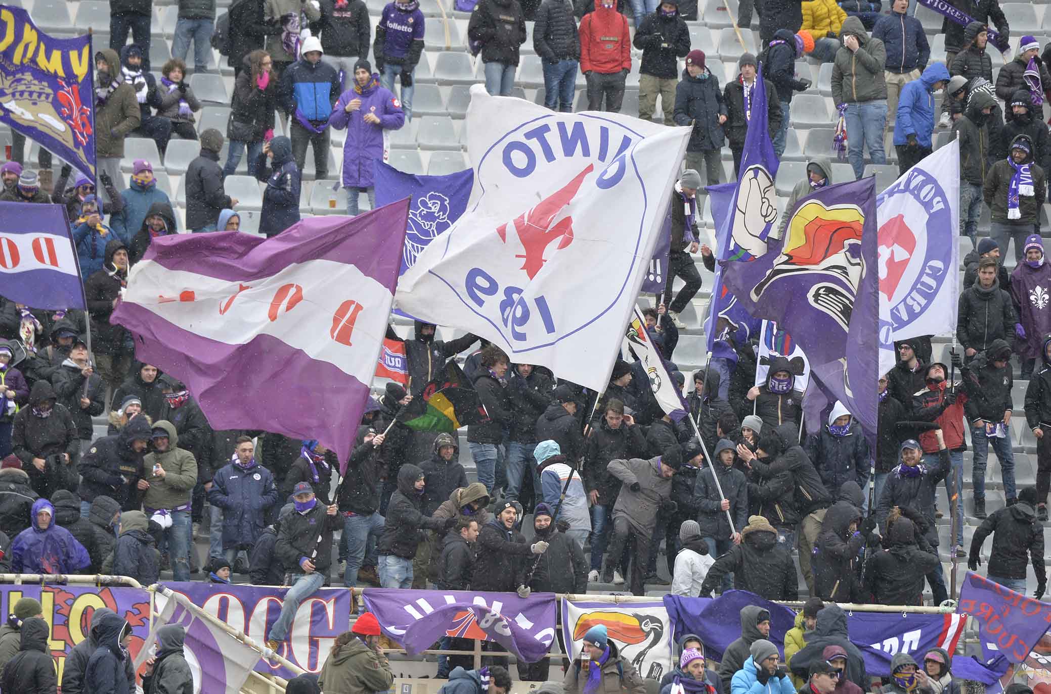 FIORENTINA-CHIEVO 25-02-2018 tifosi. SILPRESS/GALASSI SILVANO