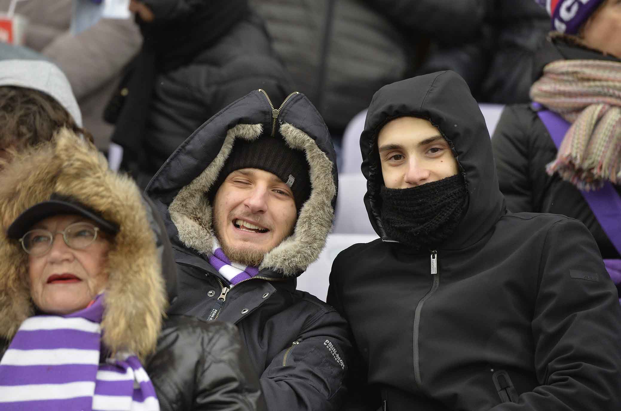 Fiorentina-Chievo Verona, le immagini dei tifosi viola