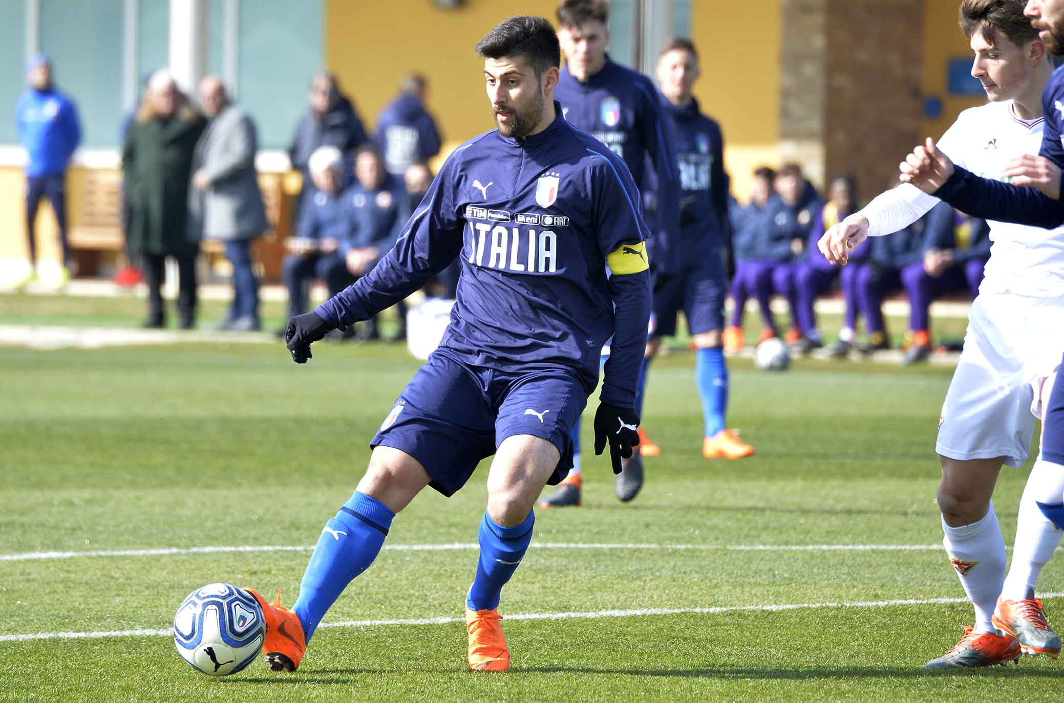 Benassi tra azzurro e viola: "Bel modo per chiudere questi tre giorni" (Foto)