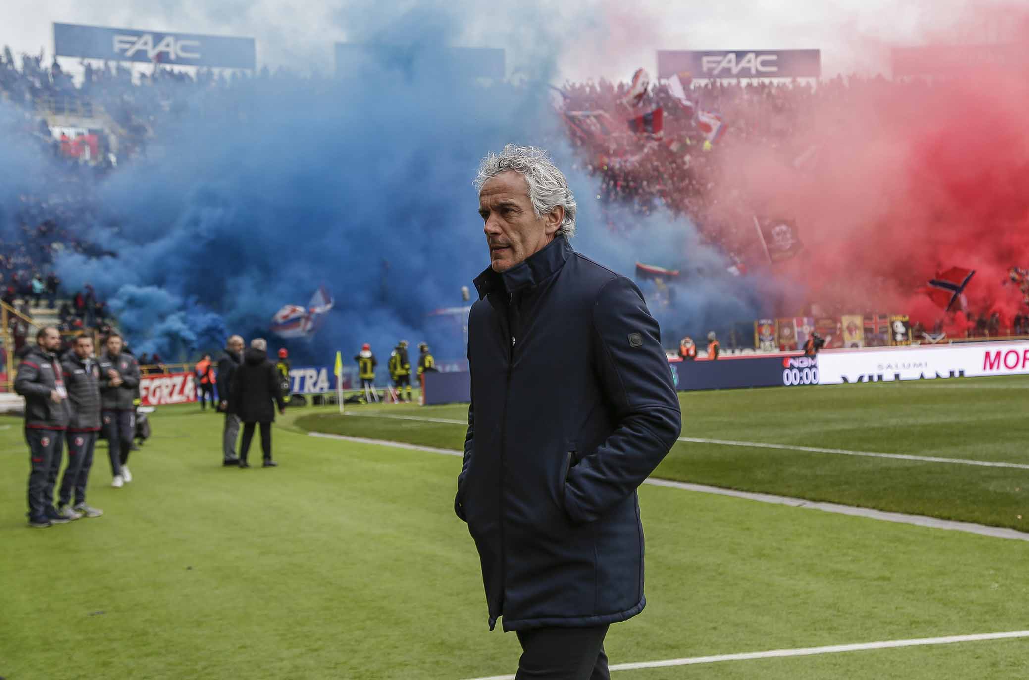 Donadoni 23° GIORNATA CAMPIONATO SERIE A TIM BOLOGNA VS FIORENTINA 04-02-18