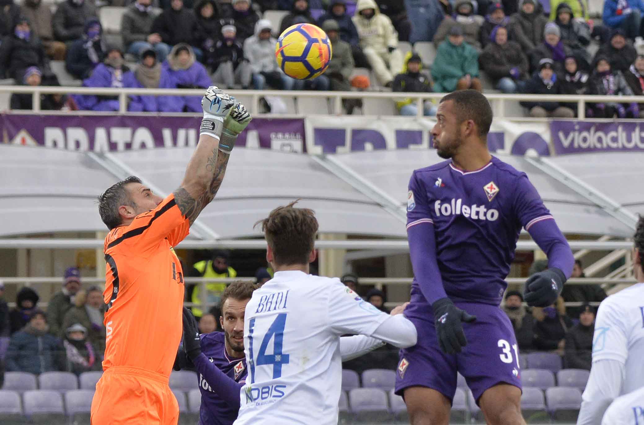 FIORENTINA-CHIEVO 25-02-2018 VITOR HUGO. SILPRESS/GALASSI SILVANO