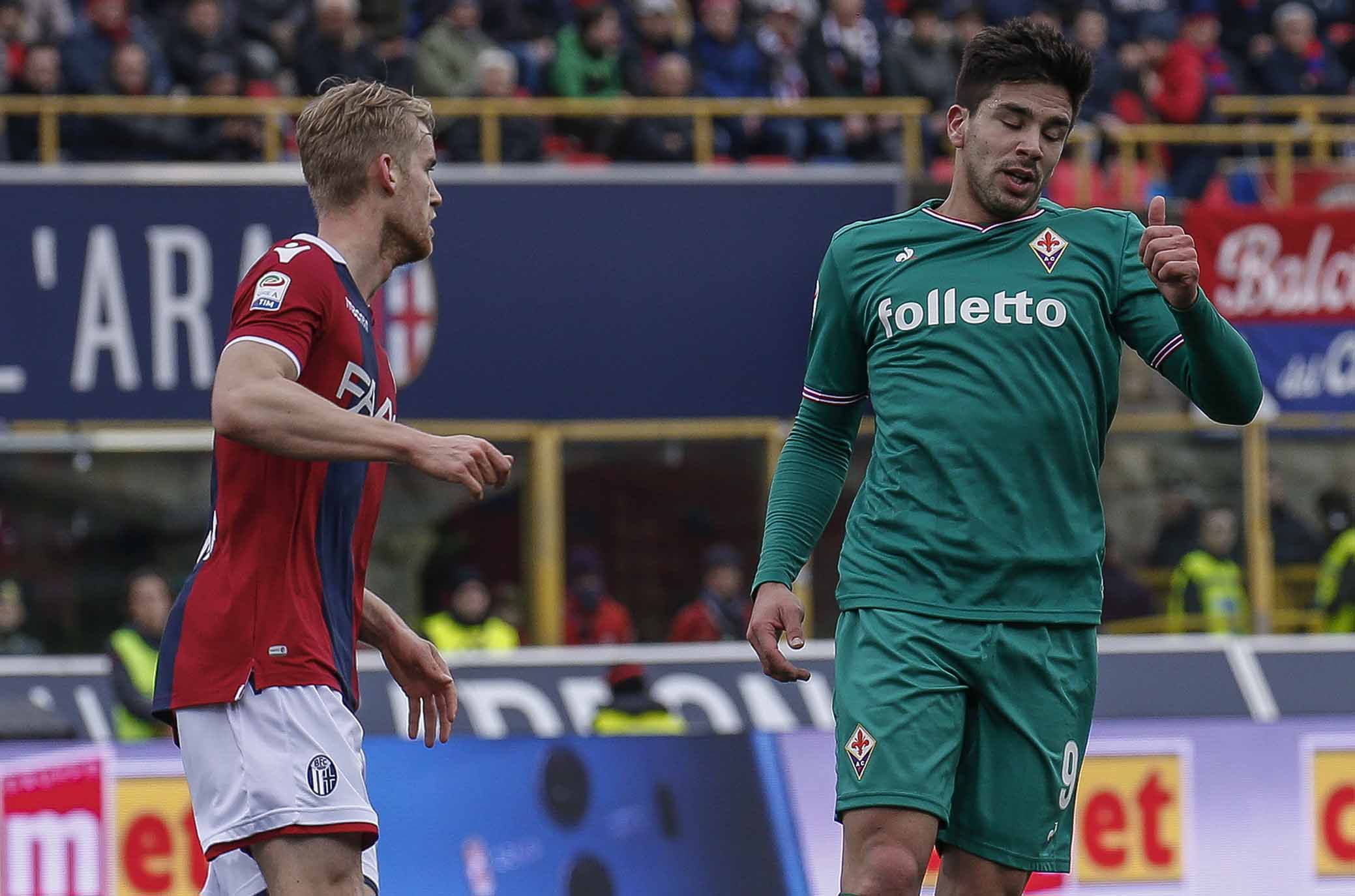 Simeone Helander 23° GIORNATA CAMPIONATO SERIE A TIM BOLOGNA VS FIORENTINA 04-02-18