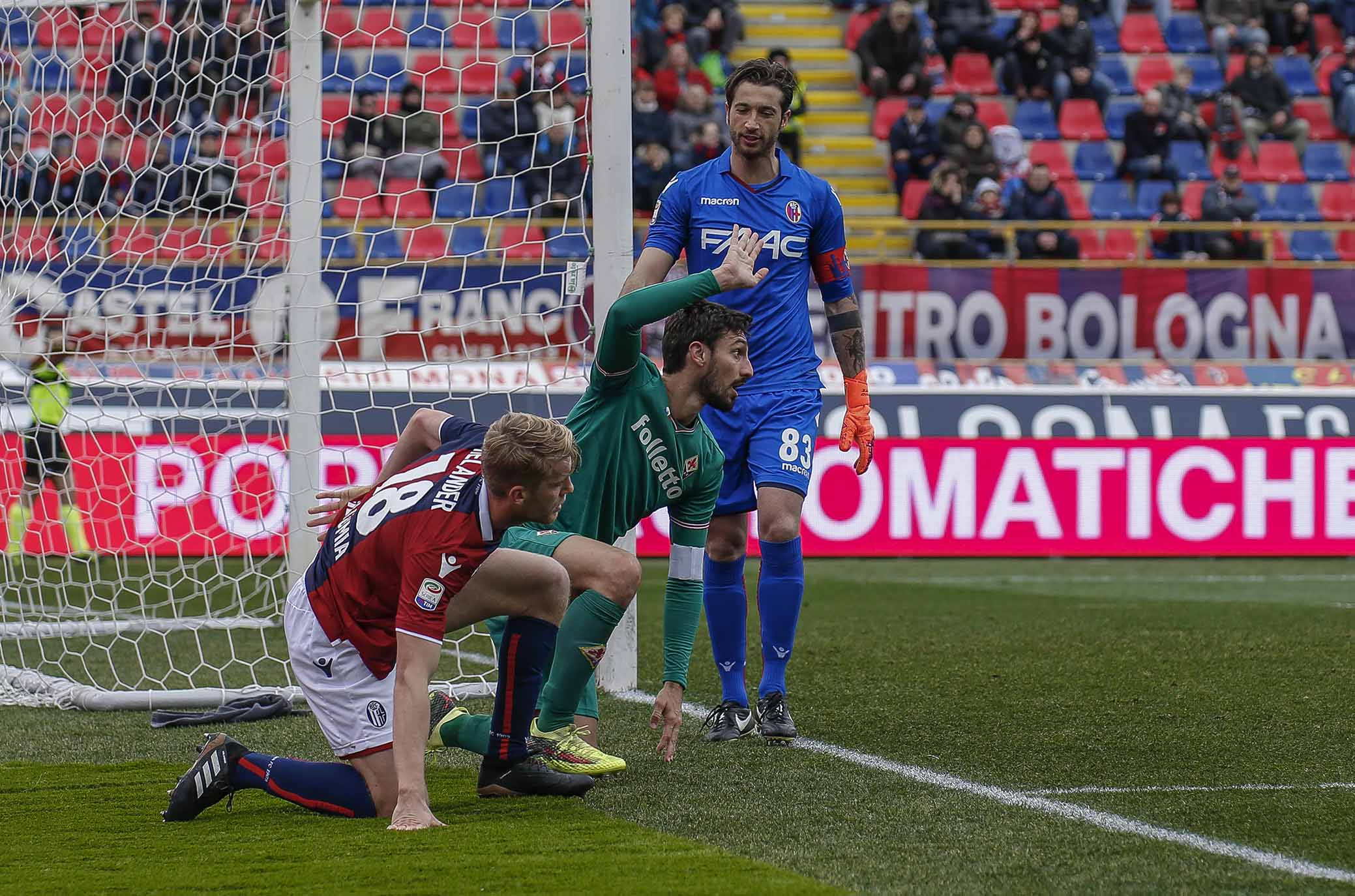 Astori Helander 23° GIORNATA CAMPIONATO SERIE A TIM BOLOGNA VS FIORENTINA 04-02-18