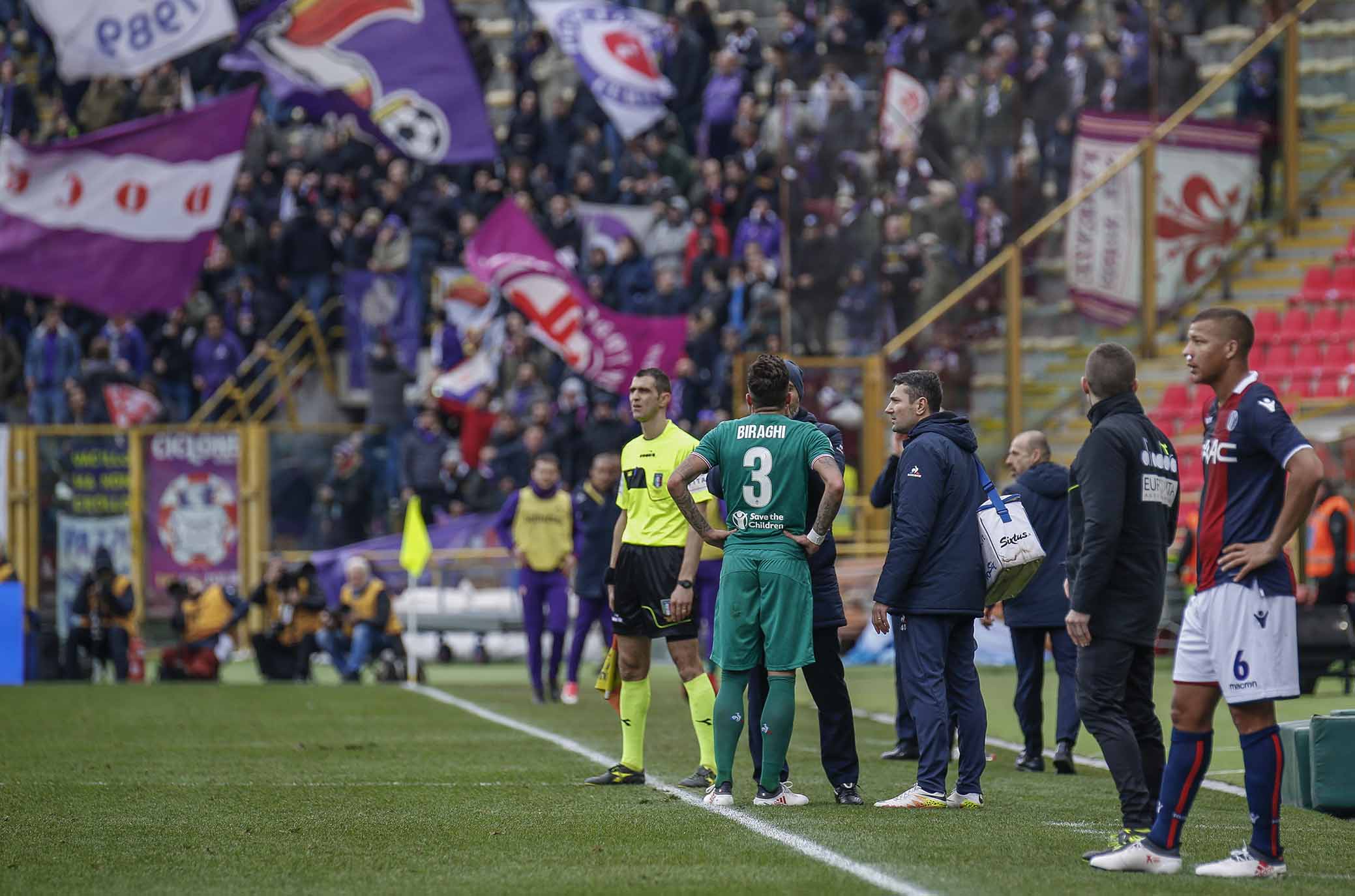 Biraghi 23° GIORNATA CAMPIONATO SERIE A TIM BOLOGNA VS FIORENTINA 04-02-18