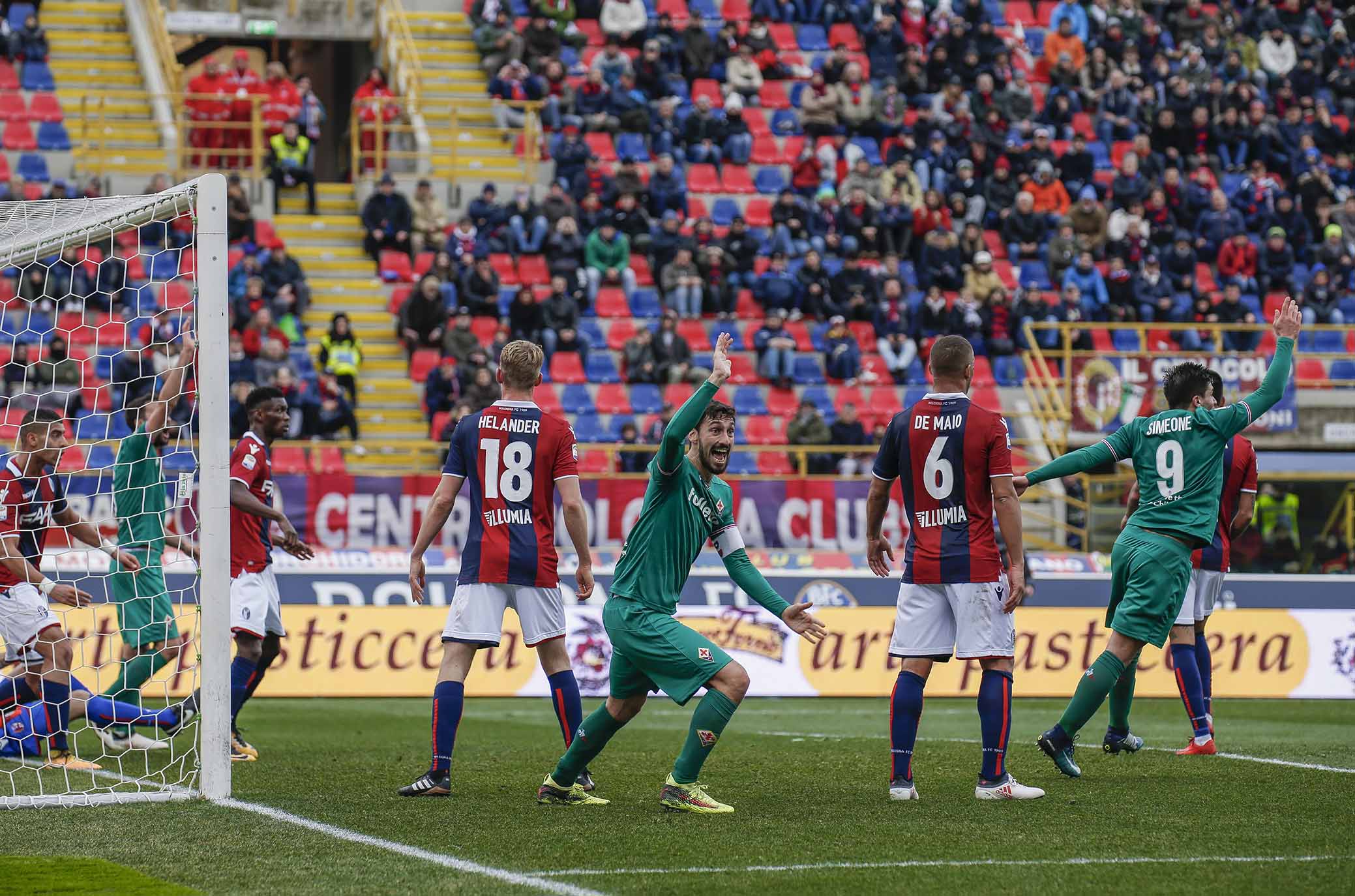 Astori 23° GIORNATA CAMPIONATO SERIE A TIM BOLOGNA VS FIORENTINA 04-02-18