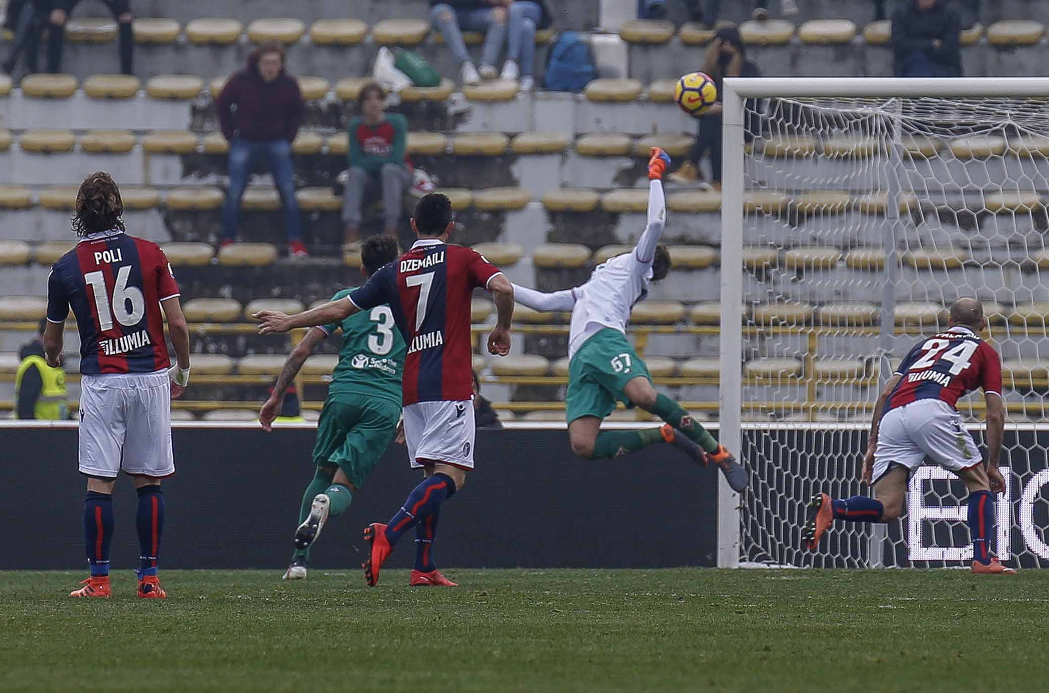 Parata Sportiello 23° GIORNATA CAMPIONATO SERIE A TIM BOLOGNA VS FIORENTINA 04-02-18