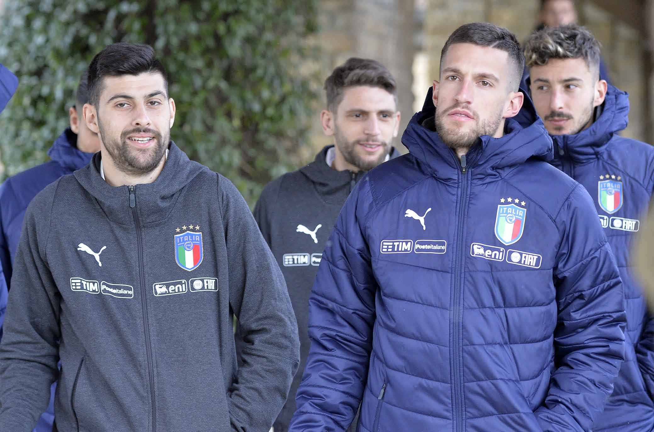 CENTRO TECNICO DI COVERCIANO 26-02-2018 RITIRO DELLA NAZIONALE. CRISTIANO BIRAGHI MARCO BENASSI. SILPRESS/GALASSI SILVANO