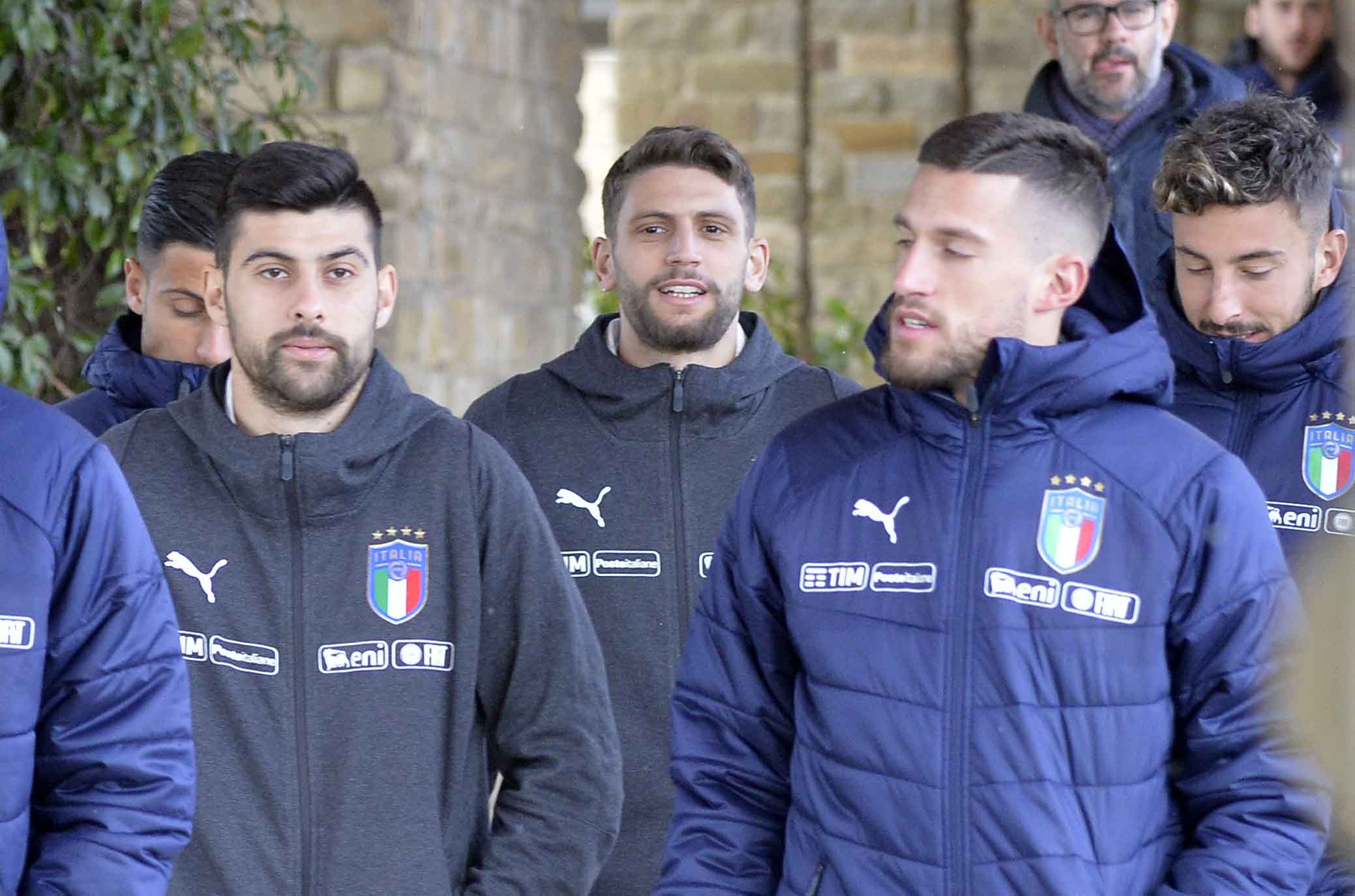 CENTRO TECNICO DI COVERCIANO 26-02-2018 RITIRO DELLA NAZIONALE. CRISTIANO BIRAGHI MARCO BENASSI. SILPRESS/GALASSI SILVANO